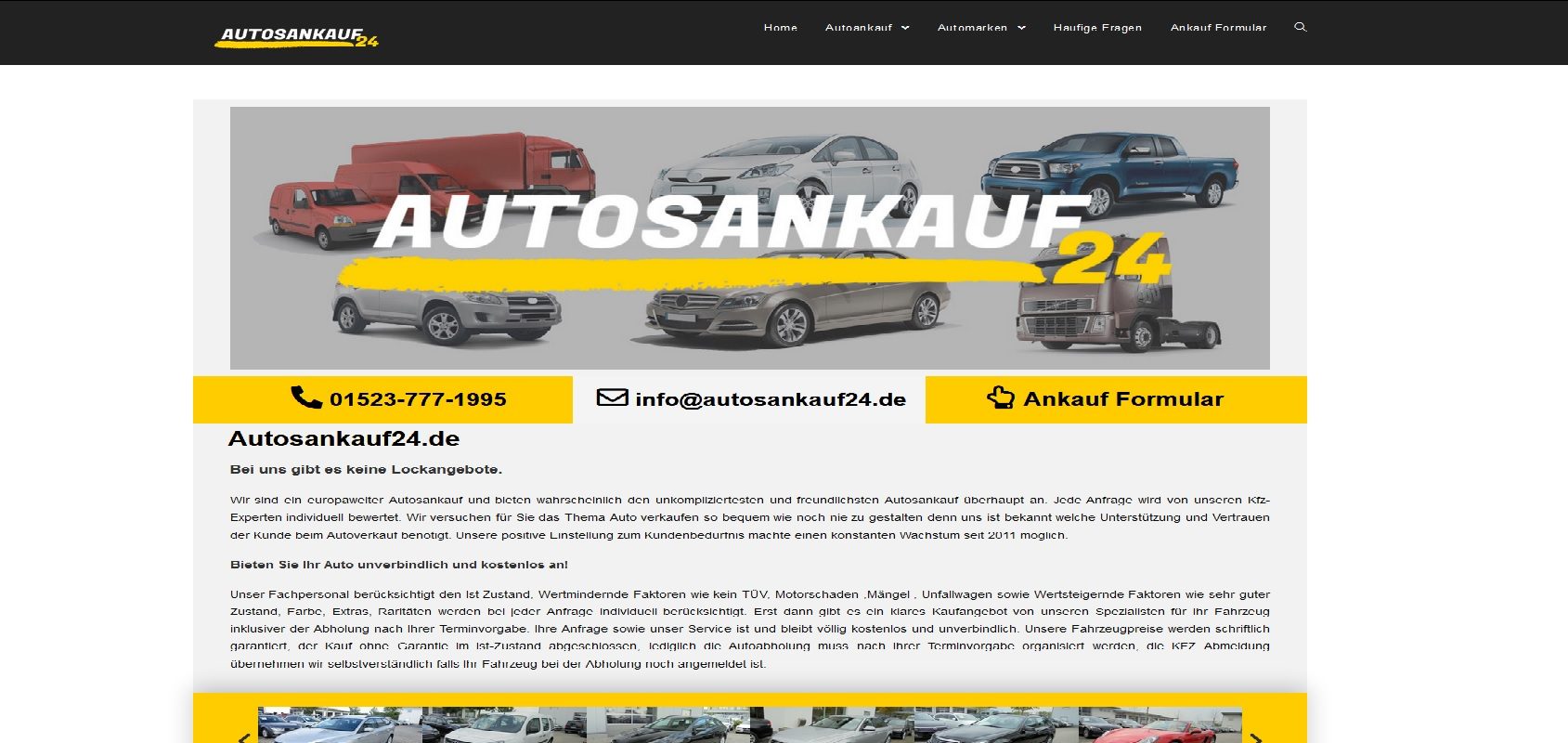 autosankauf24.de Autoankauf Ulm