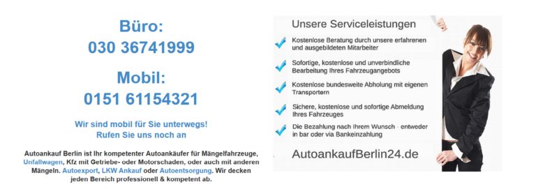 Autoankauf Berlin – Wir kaufen Ihren PKW!