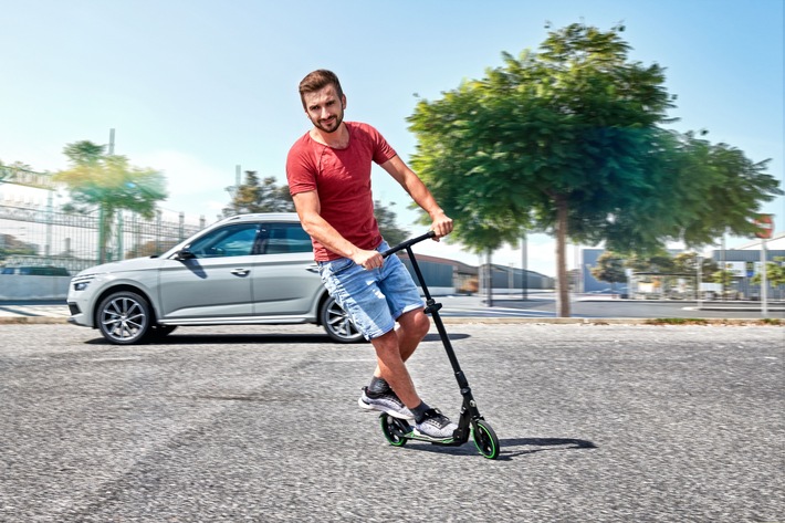 SKODA Scooter bietet nachhaltige Mobilität für die letzte Meile