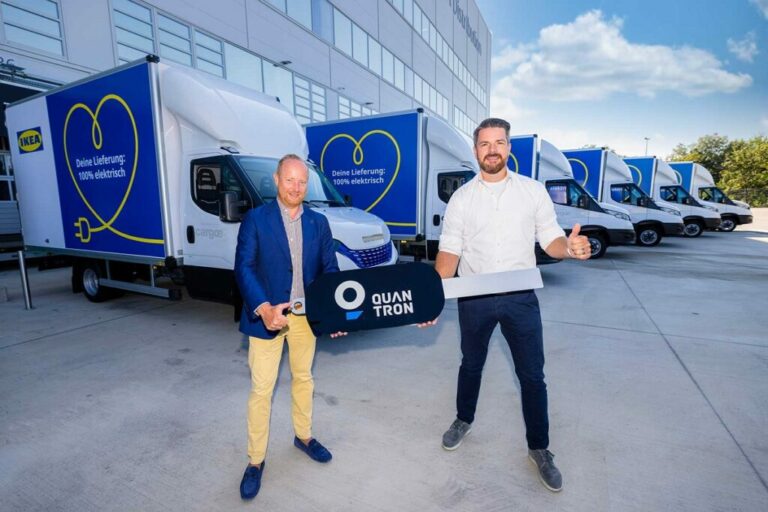 IKEA erhält 30 Elektrotransporter von QUANTRON