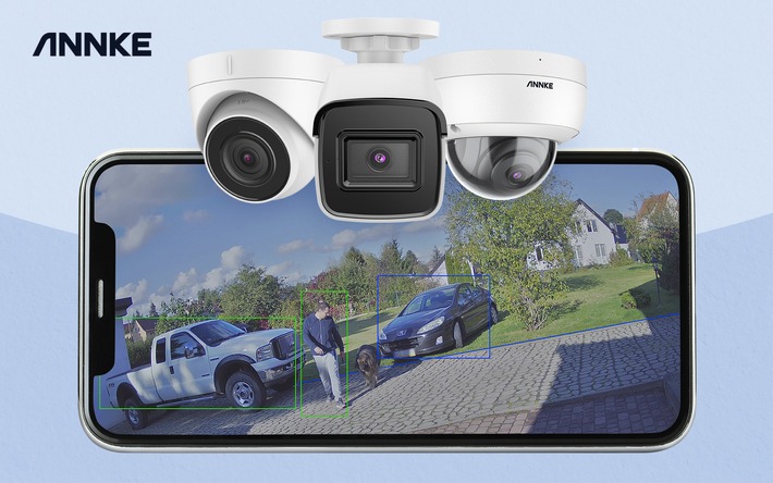 image 1 343 - ANNKE erweitert die populäre C800 Überwachungskamera-Serie mit KI-basierter Personen- und Fahrzeugerkennung Die kostenlose Firmware stattet die C800 Mikrofon mit Personen- und Fahrzeugerkennung aus