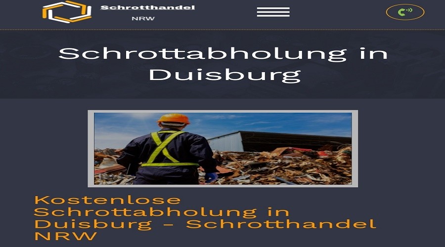 image 1 416 - kostenlos und professionellen Schrottabholung Duisburg und Umgebung durch unseren mobile Schrotthändler