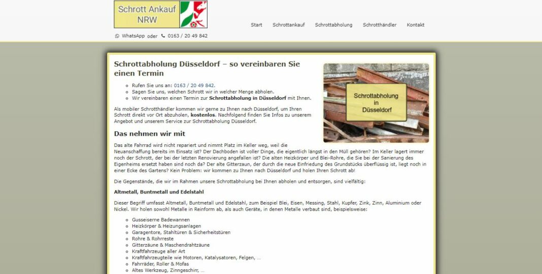 image 1 480 1068x541 - Schrottabholung Düsseldorf - Kostenlose und saubere Schrottentsorgung in Düsseldorf und Umgebung