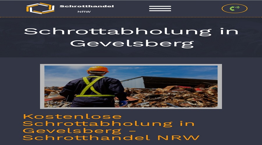 image 1 138 - Schrottabholung und Schrotthändler in Gevelsberg Wir bieten privaten und gewerblichen Kunden
