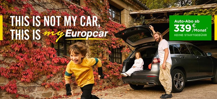 image 1 58 - "This is not my car, this is myEuropcar": Europcar startet neues Auto-Abo für Privatkunden in Deutschland