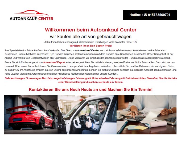 Autoankauf-Trier: Retter in der Not beim Autoverkauf
