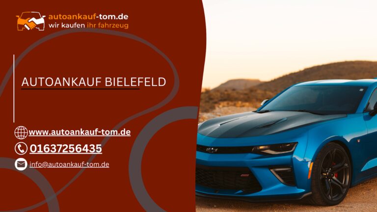 Autoankauf Bielefeld: Schnelle und zuverlässige Option für den Verkauf Ihres Gebrauchtwagens